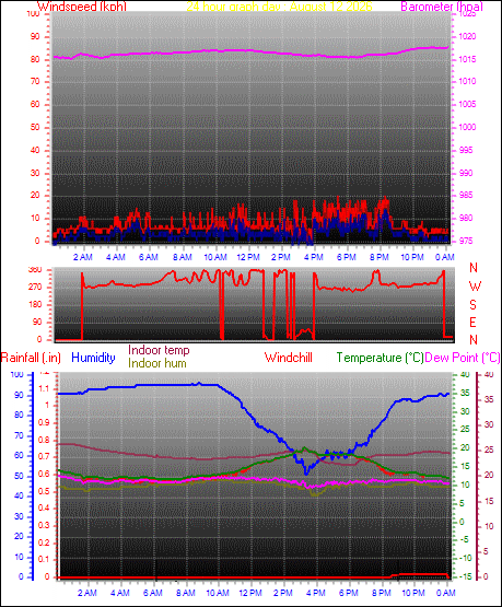 24 Hour Graph for Day 12